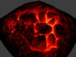 lava rock 3D मॉडल