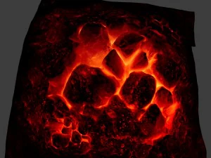 pierre de lave Modèle 3D