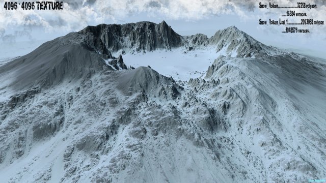 snow mountain Modello 3D .c4d .max .obj .3ds .fbx .stl .blend 