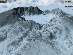 snow mountain 3D-Modell