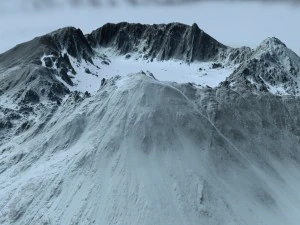 snow mountain 3D Model