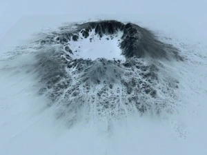 snow mountain 3D Model