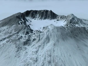 snow mountain 3D Model