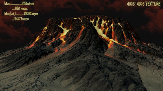 volcano mountain Modèle 3D .c4d .max .obj .3ds .fbx .stl .blend 