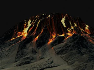 volcano mountain 3D Model