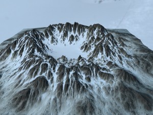 snow mountain 3D-Modell