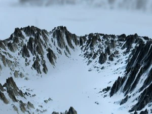snow mountain 3D Model
