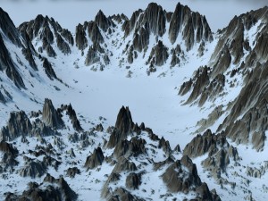 snow mountain 3D-Modell