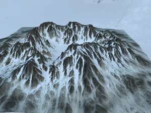 snow mountain 3D Model