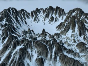 snow mountain 3D Model