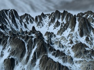 snow mountain 3D-Modell