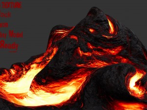lava rock 3D Model