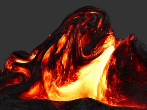 lava rock Model 3D