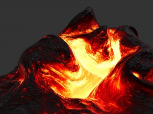 lava rock Model 3D