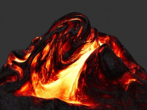 lava rock Model 3D