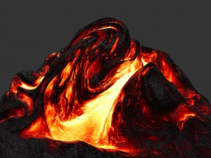 lava rock 3D Model