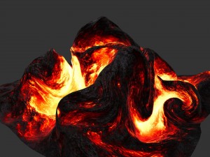 lava rock Model 3D