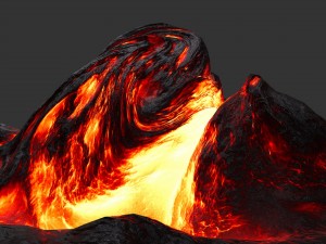 lava rock Model 3D