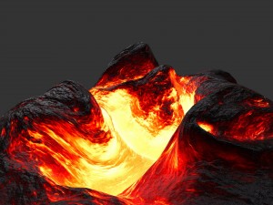 lava rock Model 3D