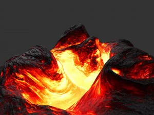 lava rock 3D Model