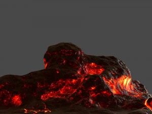 lava rock 3D Model