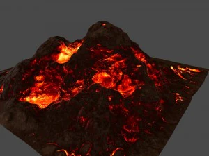 lava rock 3D Model