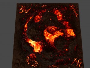 lava rock 3D 模型