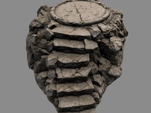 temple Modèle 3D