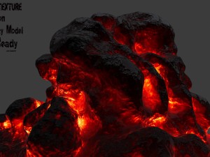 lava rock 3D Model
