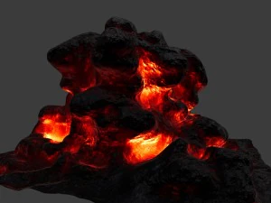 lava rock 3D Model