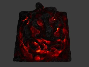 lava rock 3D Model