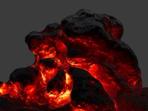 lava rock 3D Model