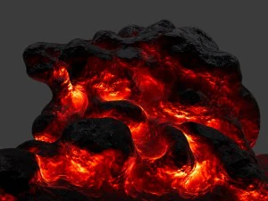 lava rock 3D Model