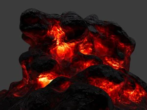 lava rock 3D Model