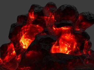 lava rock 3D Model