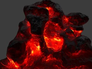 lava rock 3D Model