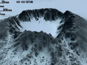 sneeuwberg 1 3D Model