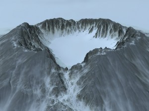 snow mountain 1 Model 3D