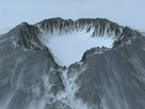 snow mountain 1 3D Model