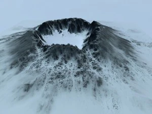 snow mountain 1 3D Model
