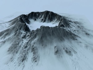snow mountain 1 Model 3D