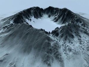 snow mountain 1 Model 3D