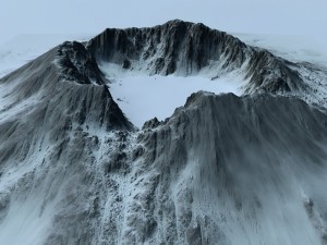 snow mountain 1 Model 3D