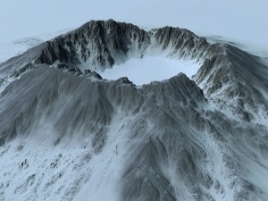 snow mountain 1 Model 3D