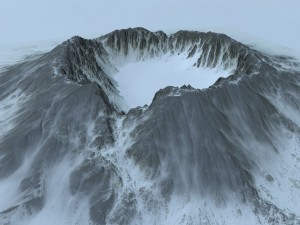 snow mountain 1 Model 3D