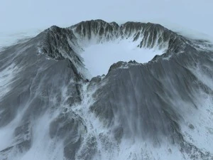 snow mountain 1 3D Model
