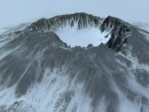 snow mountain 1 Model 3D