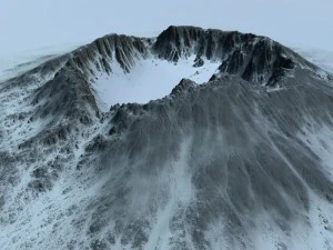 snow mountain 1 3D Model