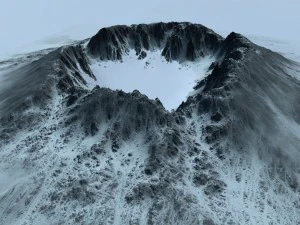 snow mountain 1 3D Model