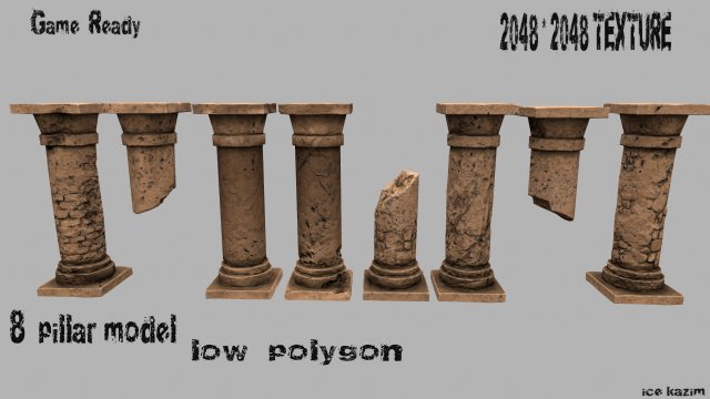 pillar1 Modèle 3D .c4d .max .obj .3ds .fbx .stl .blend 